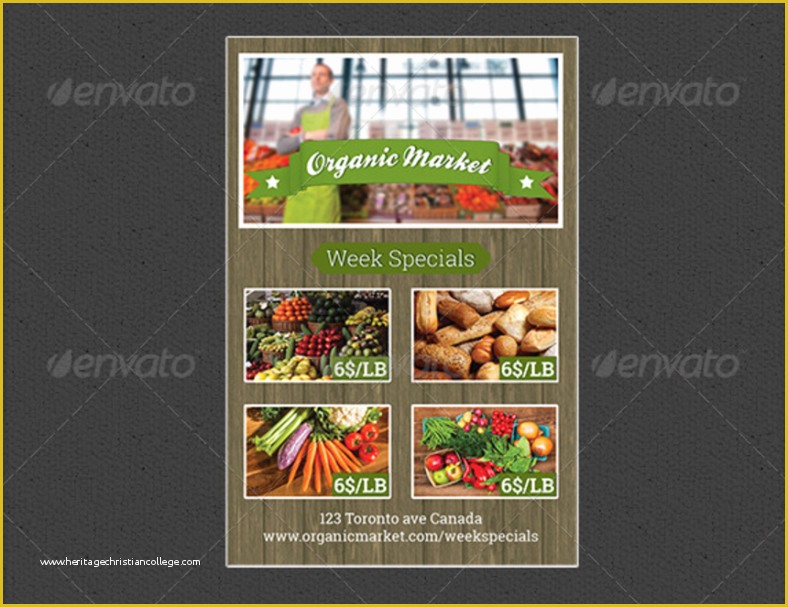 Supermarket Flyer Template Free Of 14 Supermarket Flyer Designs & Templates Psd Ai