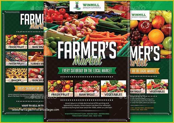 Supermarket Flyer Template Free Of 20 Cool Grocery Store Flyer Templates – Desiznworld