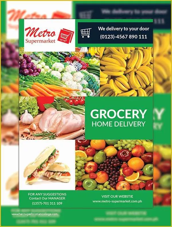 43 Supermarket Flyer Template Free