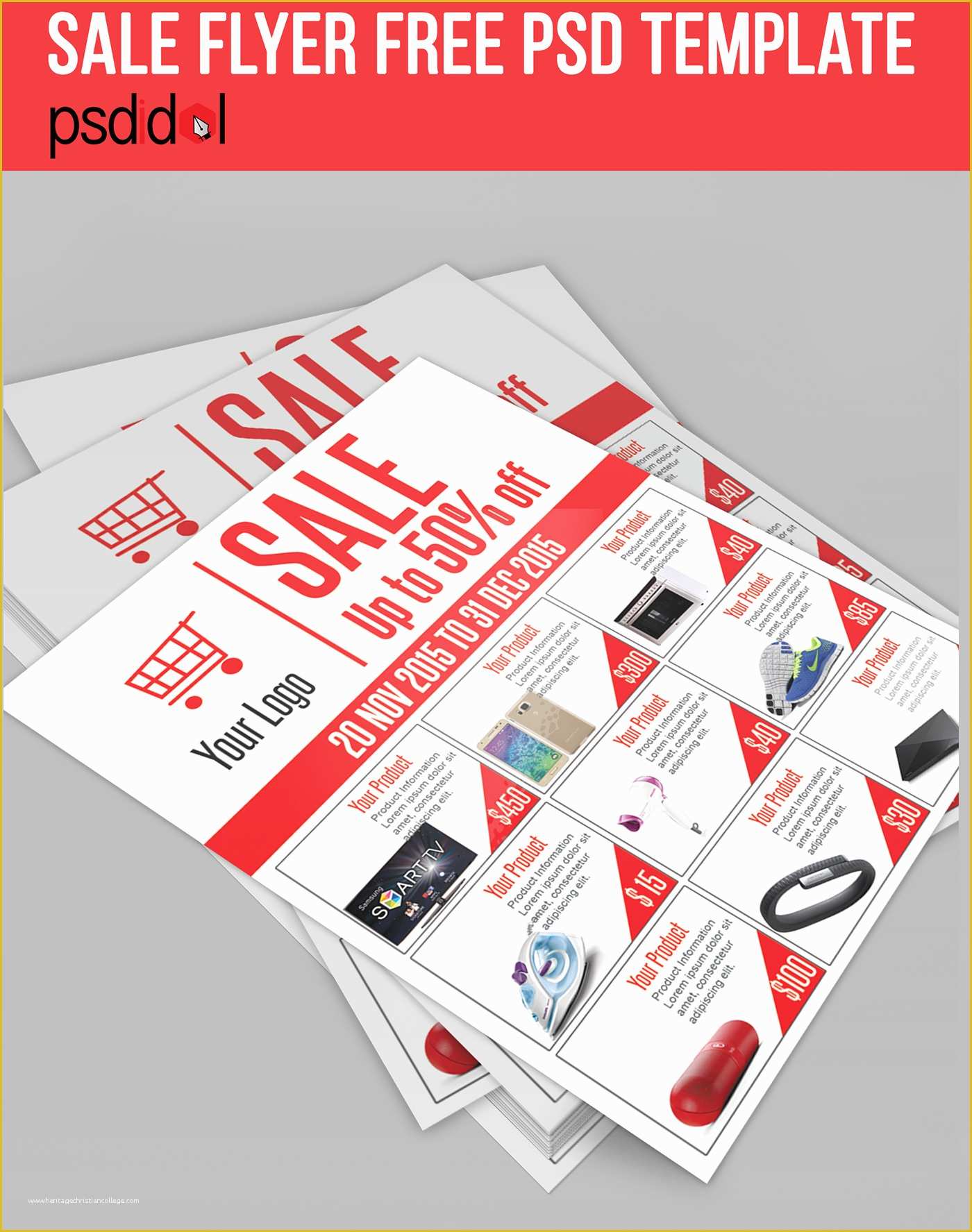 Supermarket Flyer Template Free Of Sale Flyer Free Psd Template Download On Behance