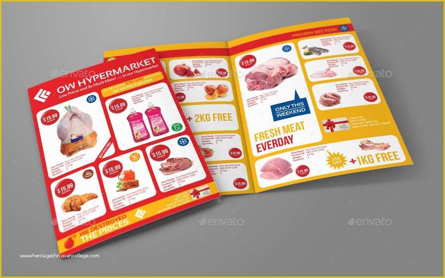 Supermarket Flyer Template Free Of Supermarket Flyer Template Yourweek 8598ffeca25e