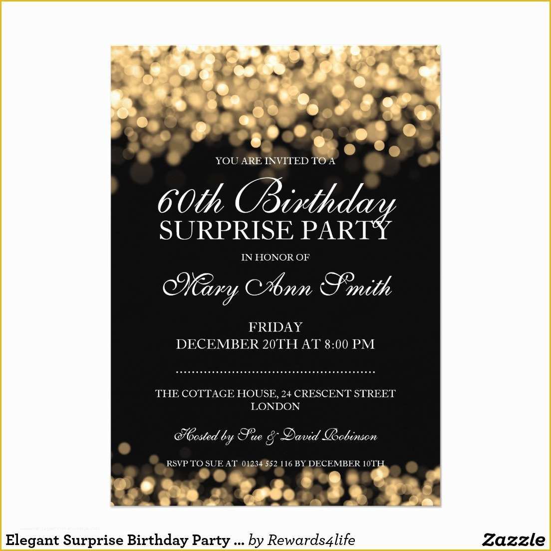 Surprise 60th Birthday Invitation Templates Free Of Surprise 60th Birthday Invitation Wording