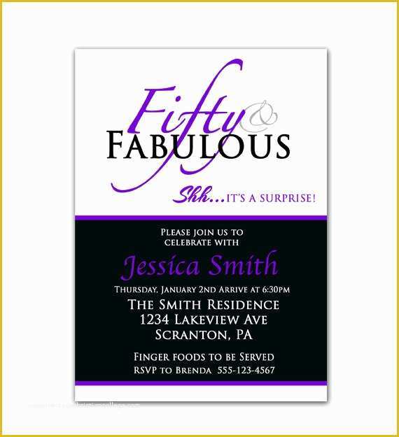 Surprise Birthday Invitation Templates Free Download Of Birthday Invitation Templates Surprise 50th Birthday