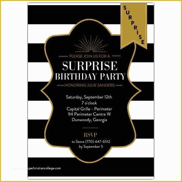 Surprise Birthday Invitation Templates Free Download Of Examples Of Birthday Invitations 30 Free Psd Vector Ai