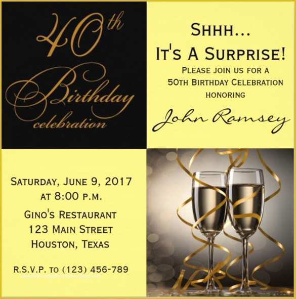 Surprise Birthday Invitations Templates Free Of 14 Surprise Birthday Invitations Free Psd Vector Eps