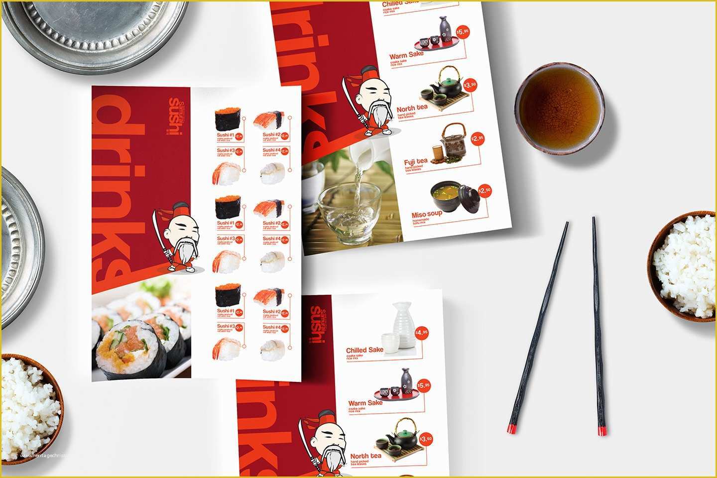Sushi Menu Template Free Download Of A4 Sushi Menu Template In Psd Ai & Vector Brandpacks