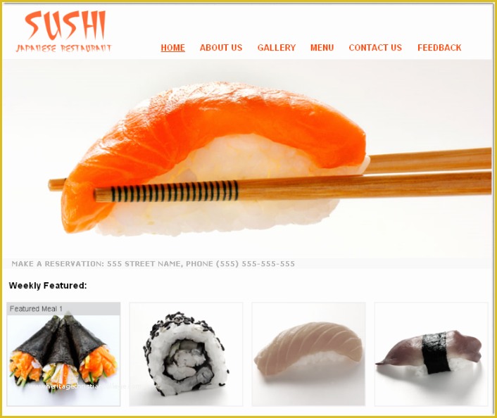 Sushi Menu Template Free Download Of Download Sushi Restaurant Template for Free Dmxzone
