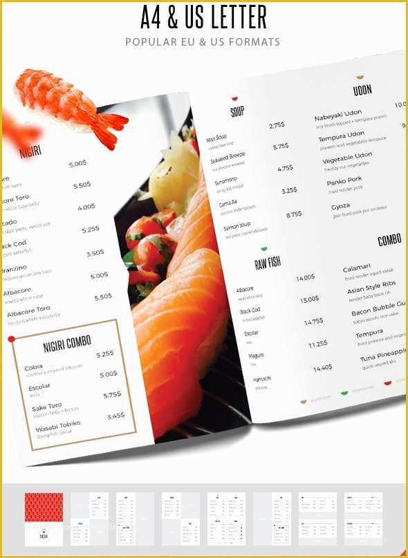 Sushi Menu Template Free Download Of Sushi Food Menu Template by Realarmy On Deviantart