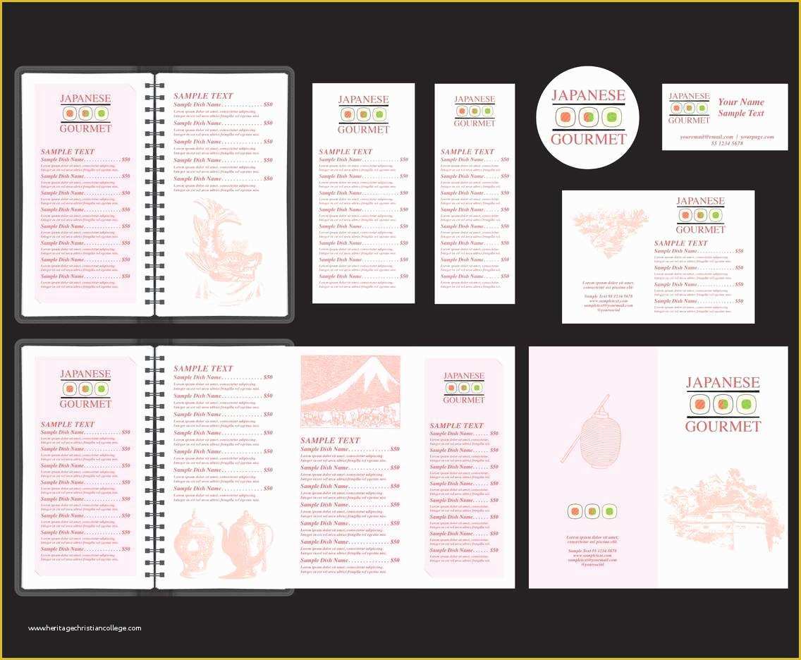 Sushi Menu Template Free Download Of Sushi Menu Templates Vector Art & Graphics