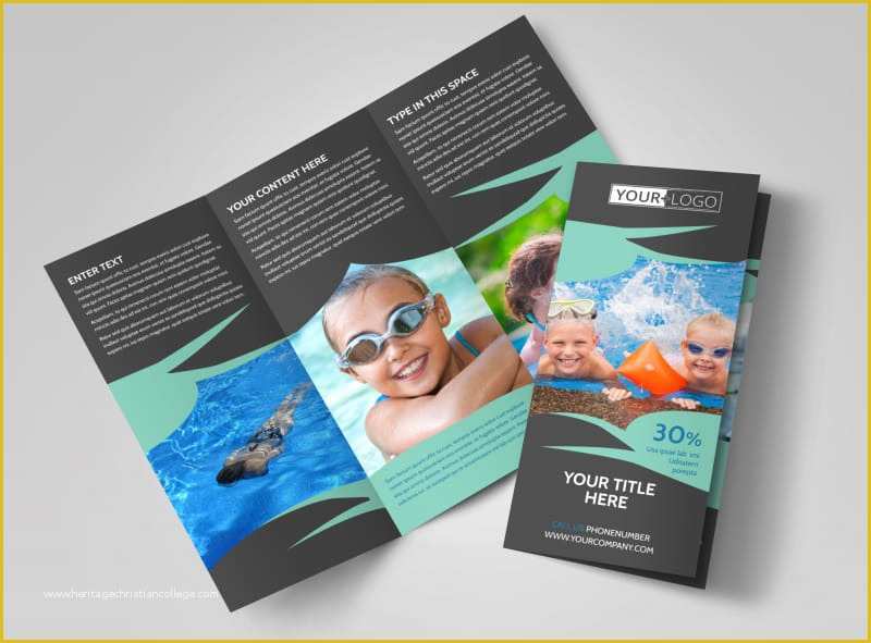 Swim Lesson Flyer Template Free Of Swimming Lessons Brochure Template
