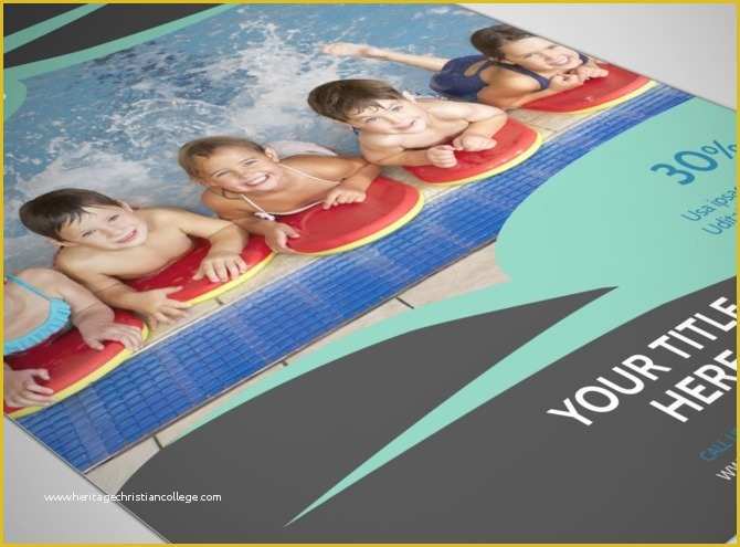 Swim Lesson Flyer Template Free Of Swimming Lessons Flyer Template