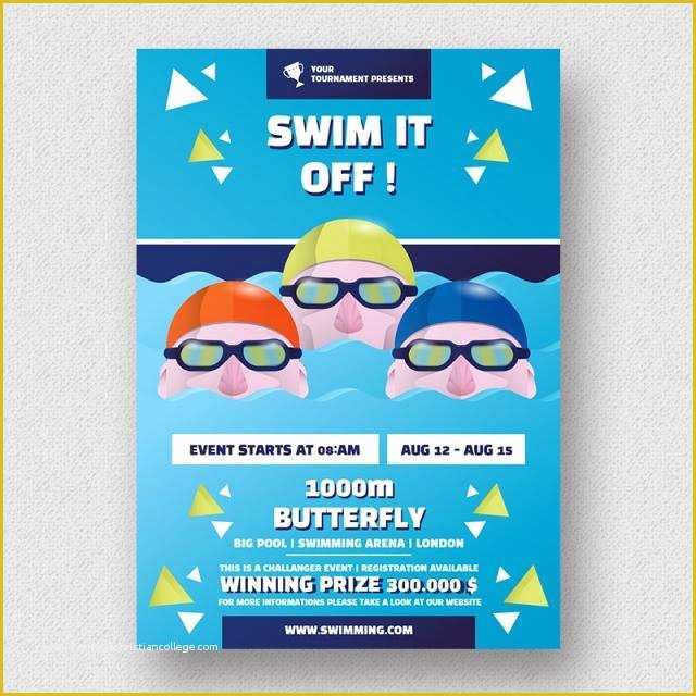 Swimming Flyer Templates Free Of Swimming Flyer Template Template for Free Download On Tree