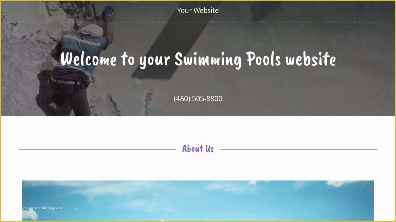Swimming Pool Website Templates Free Of Swimming Pools Website Templates