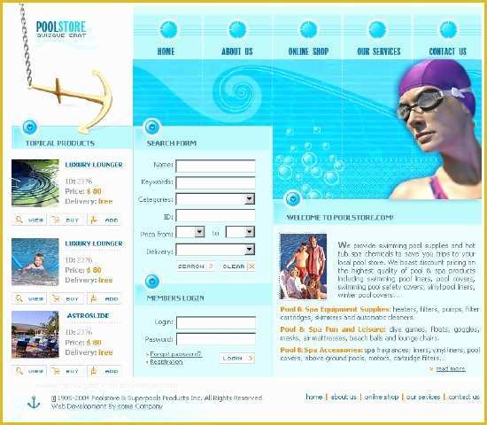 Swimming Pool Website Templates Free Of Web Templates 786 Free Premium Flash Website Template