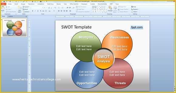 Swot Template Powerpoint Free Of Free Swot Template Ideas for Powerpoint