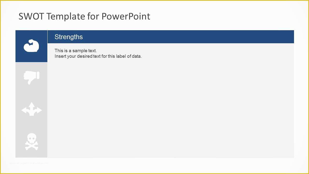 Swot Template Powerpoint Free Of Simple Swot Powerpoint Template Slidemodel