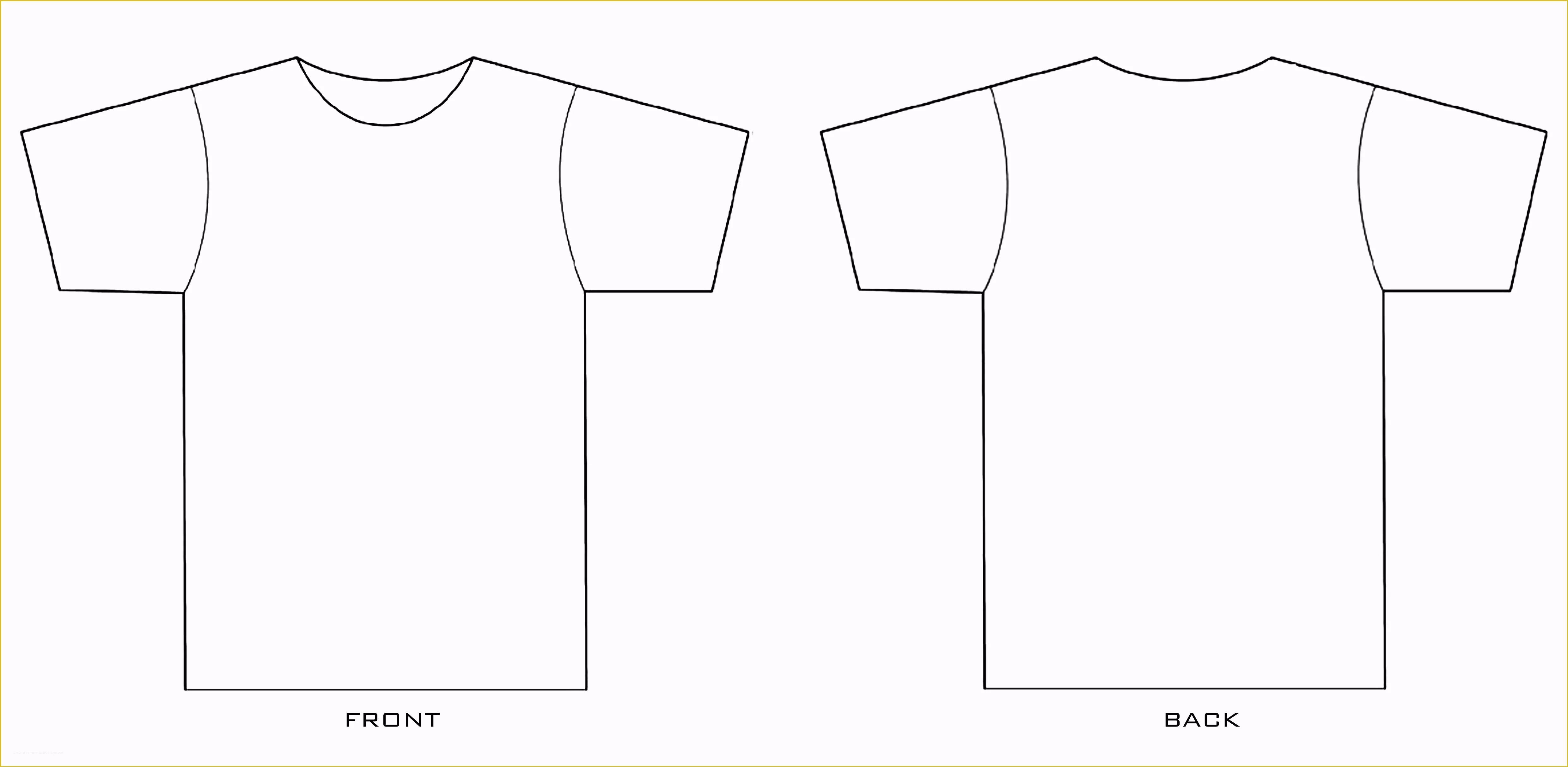 Free Printable T Shirt Design Template - Printable Templates