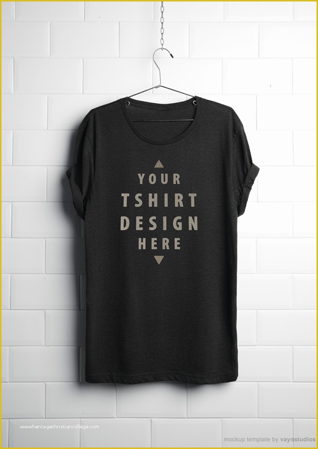 T Shirt Mockup Template Free Download Of Free Realistic Hanging T Shirt Mockup Psd On Behance