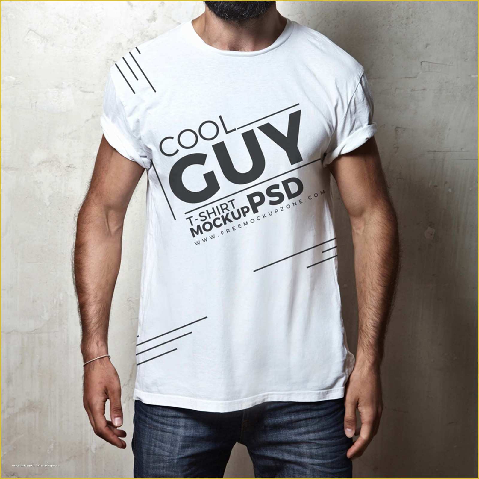 T Shirt Mockup Template Free Download Of Male T Shirt Mockup Available In Psd Download for Free