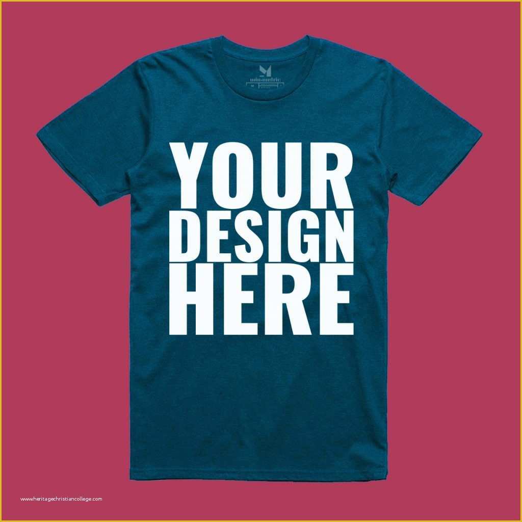 T Shirt Mockup Template Free Download Of Realistic T Shirt Mockup Psd