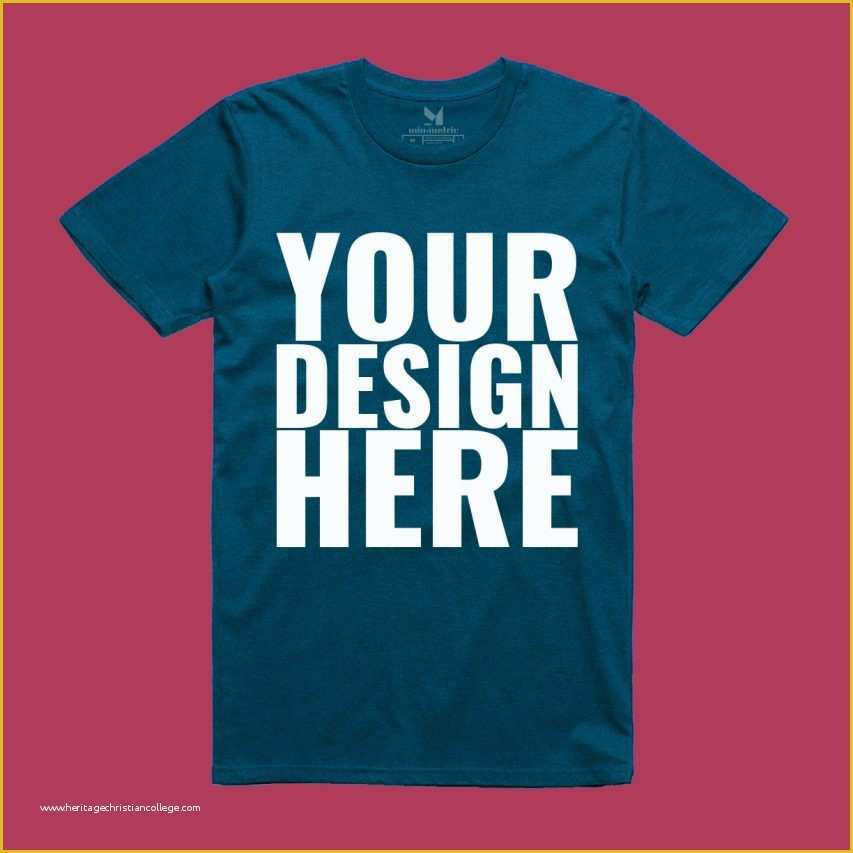 T Shirt Mockup Template Free Download Of Realistic T Shirt Mockup Psd