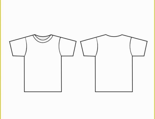 T Shirt Template Vector Free Download Of Artsearch