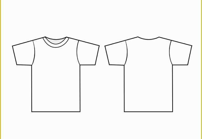 T Shirt Template Vector Free Download Of Artsearch