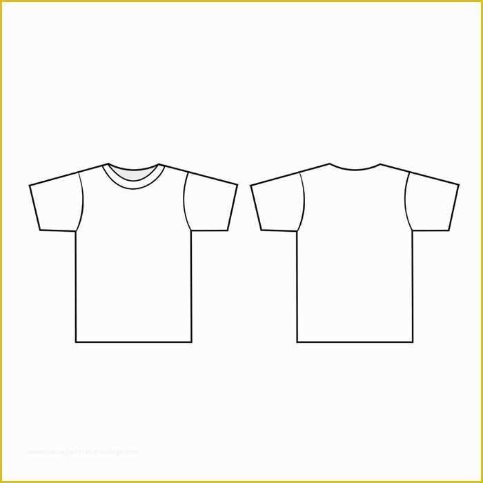 43 T Shirt Template Vector Free Download