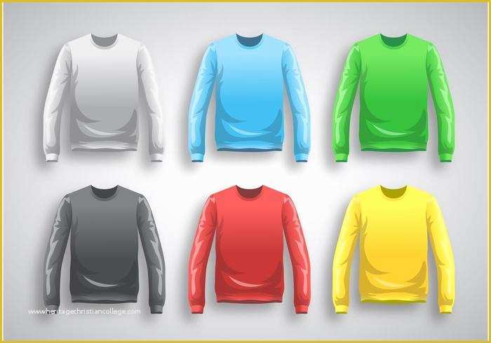 T Shirt Template Vector Free Download Of Long Sleeve T Shirt Template Vector Download Free Vector