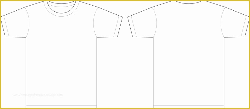T Shirt Template Vector Free Download Of Men T Shirt Template Vector Vector