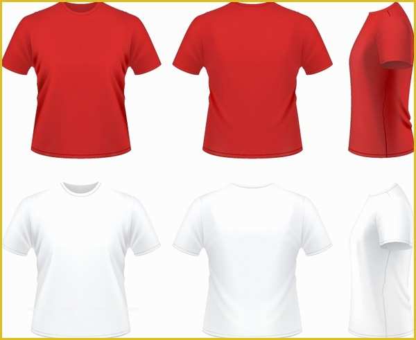 T Shirt Template Vector Free Download Of Red T Shirt Template Free Vector 20 732 Free