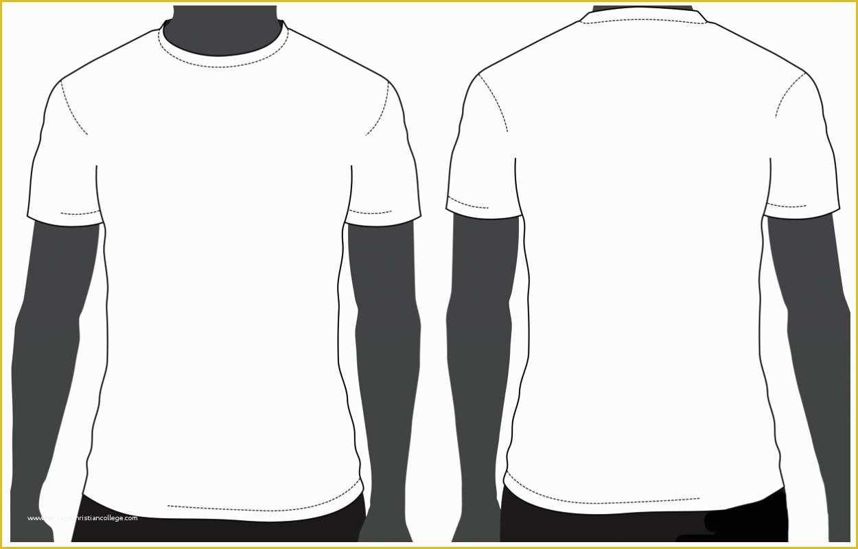 T Shirt Template Vector Free Download Of T Shirt Template Psd Free Download