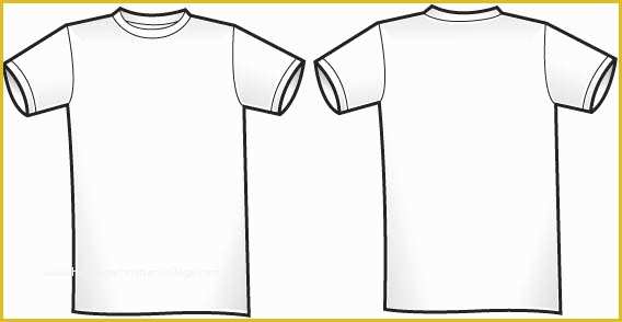 T Shirt Template Vector Free Download Of Vector T Shirt Template Free Vector In Encapsulated