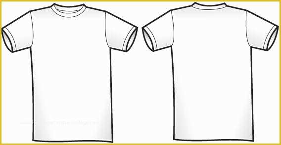 T Shirt Template Vector Free Download Of Vector T Shirt Template Free Vector In Encapsulated