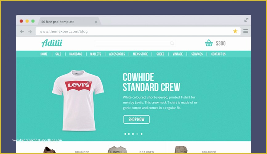 T Shirt Website Template Free Download Of 50 Free Psd Website Templates for Corporate Education