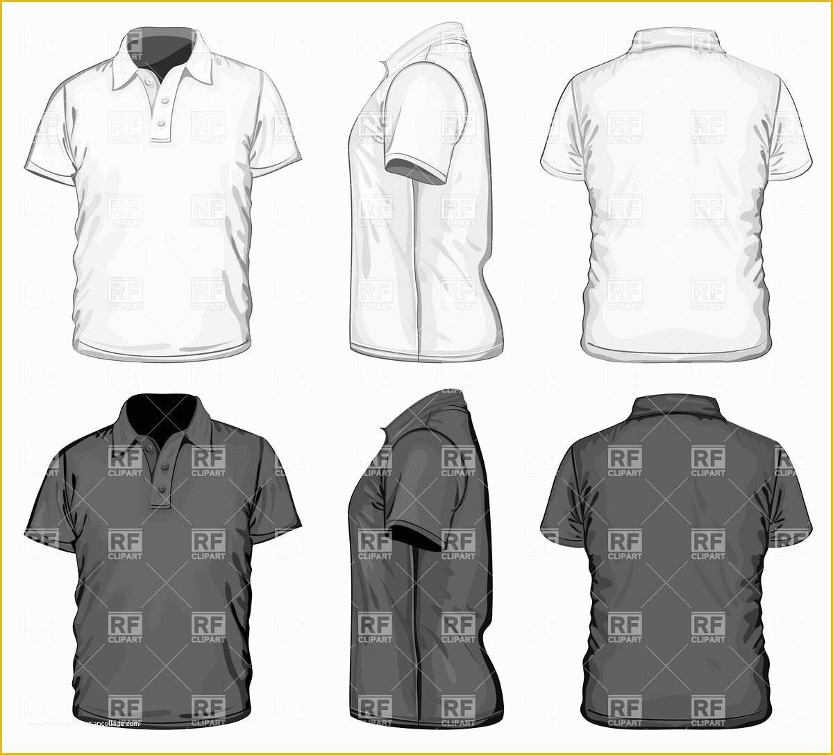 T Shirt Website Template Free Download Of Polo Shirt Template Royalty Free Vector Clip Art Image