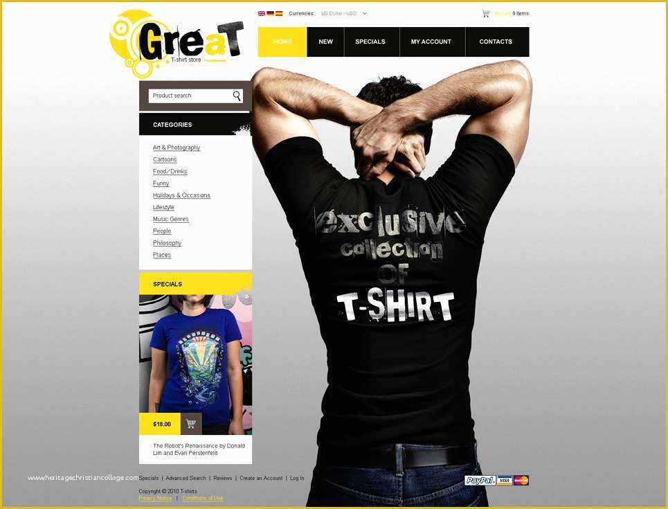 T Shirt Website Template Free Download Of T Shirt Shop Os Merce Template Web Design Templates