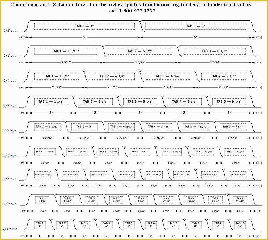 Tab Divider Template Free Of 7 Best Of Avery Printable Tabs Avery