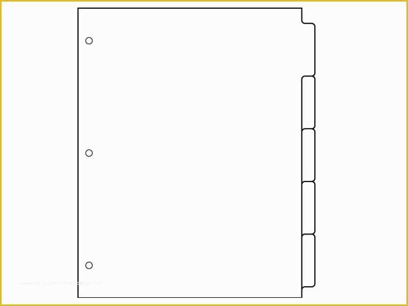 Tab Divider Template Free Of Avery Big Tab Template Beepmunk