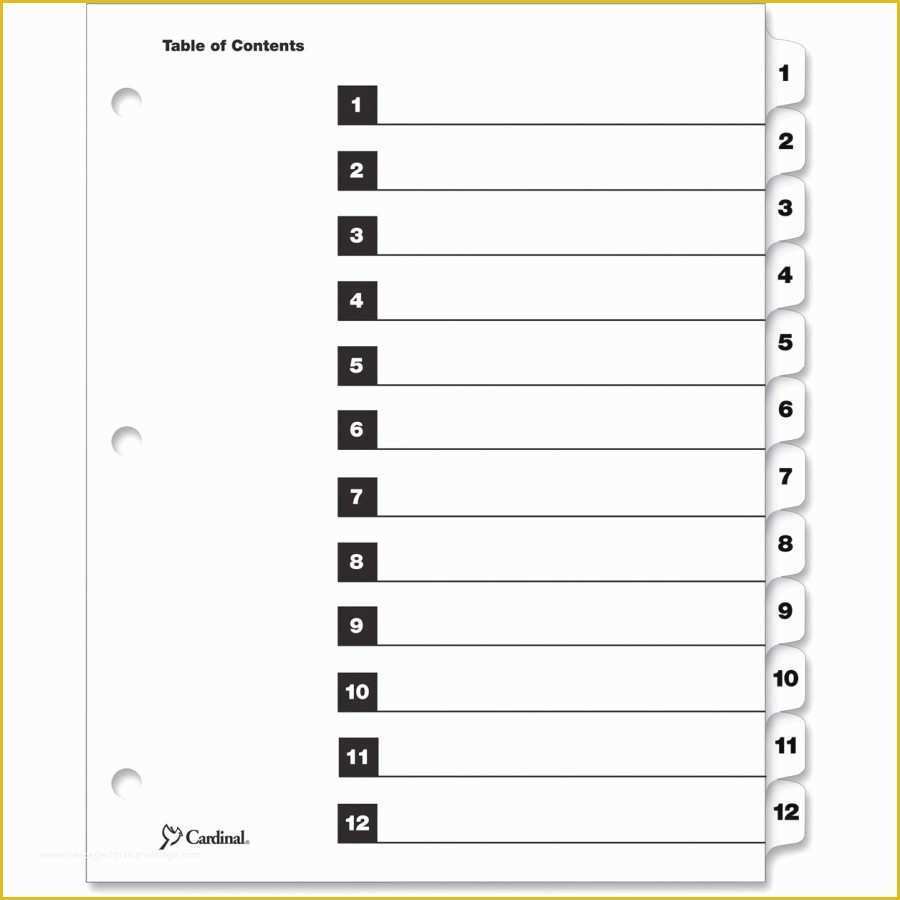Printable Divider Tabs Printable World Holiday
