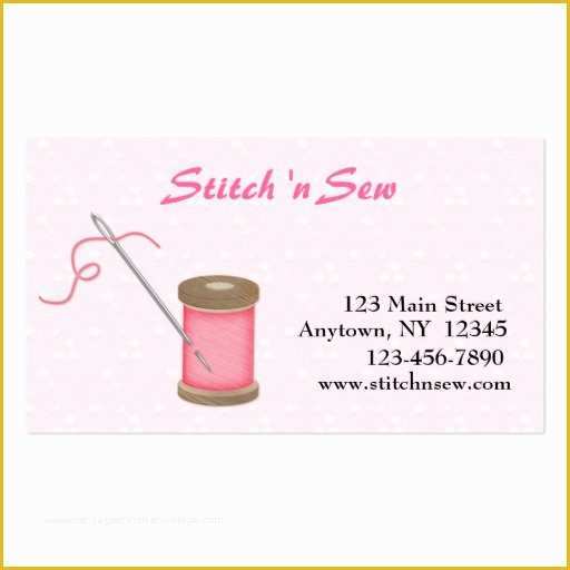 Tailoring Business Card Templates Free Of Crafty Sewing Business Card Template