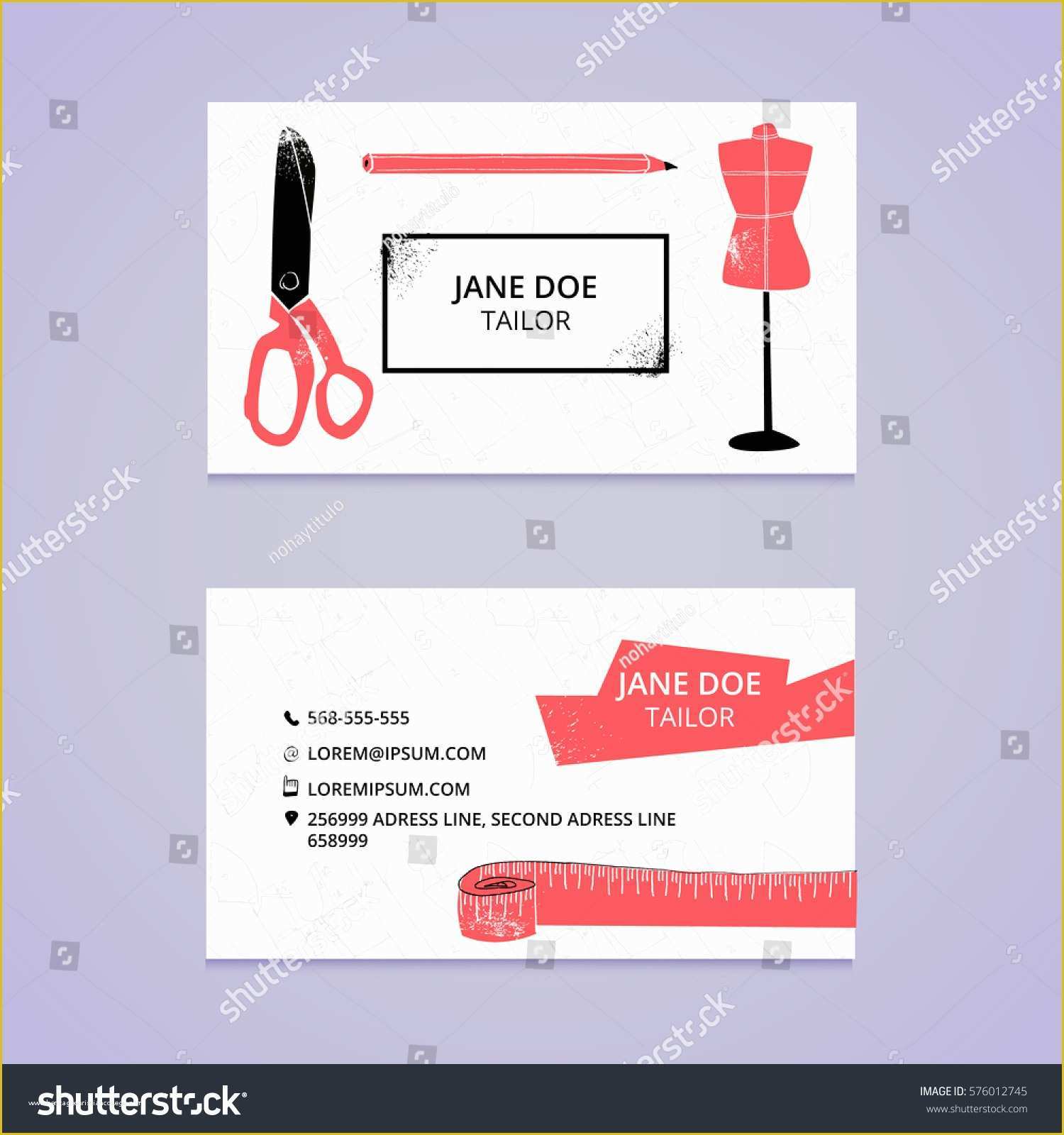 Tailoring Business Card Templates Free Of Tailoring Services Business Card Business Card Template Tailor