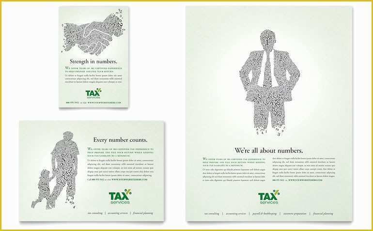 Tax Flyer Templates Free Of Accounting & Tax Services Flyer & Ad Template Word