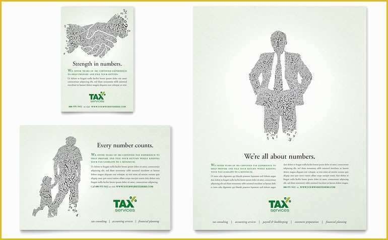 Tax Flyer Templates Free Of Accounting &amp; Tax Services Flyer &amp; Ad Template Word