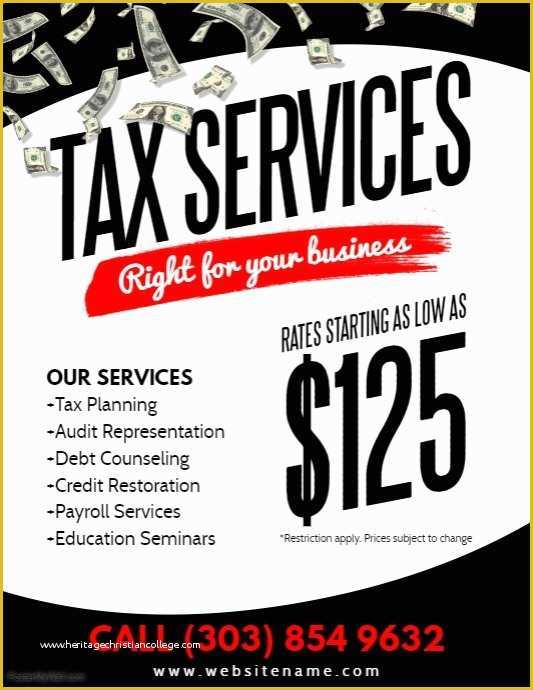 Tax Flyer Templates Free Of Tax Services Flyer Template