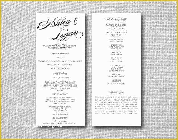 Tea Length Wedding Programs Templates Free Of Printable Custom Diy Wedding Program Calligraphy Tea