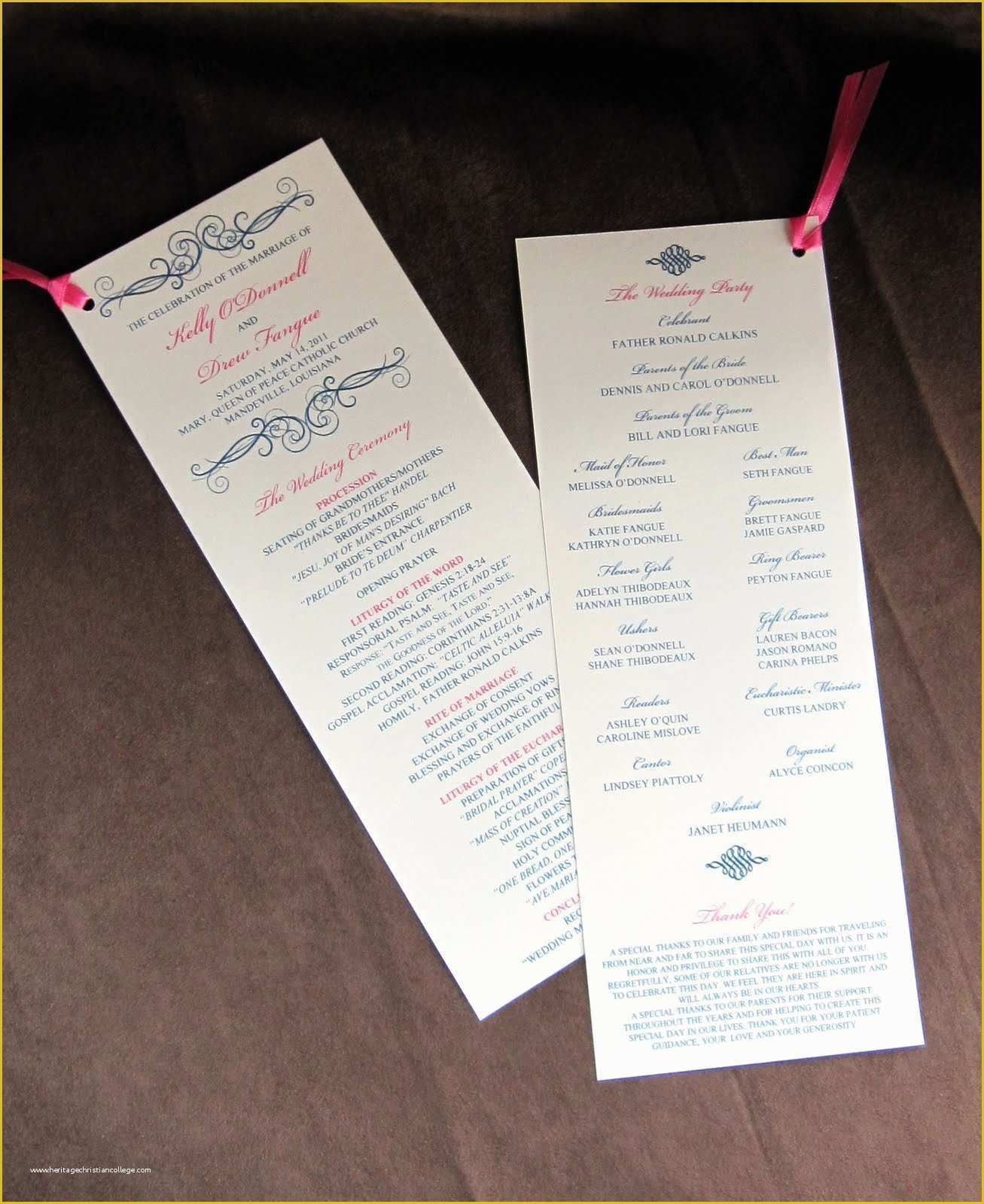 Tea Length Wedding Programs Templates Free Of Scrapping Innovations Kelly and Drew S Tea Length Programs