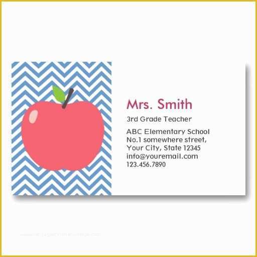 Teacher Business Cards Templates Free Of Best 25 Teacher Business Cards Ideas On Pinterest