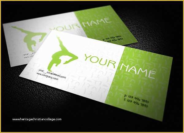 Teacher Business Cards Templates Free Of Free Yoga Teacher Business Cards Design On Behance