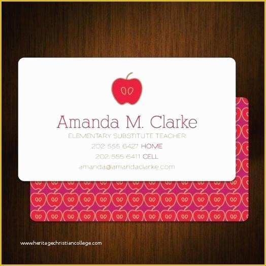 Teacher Business Cards Templates Free Of Teacher Business Cards Best – Sharlottesreflections
